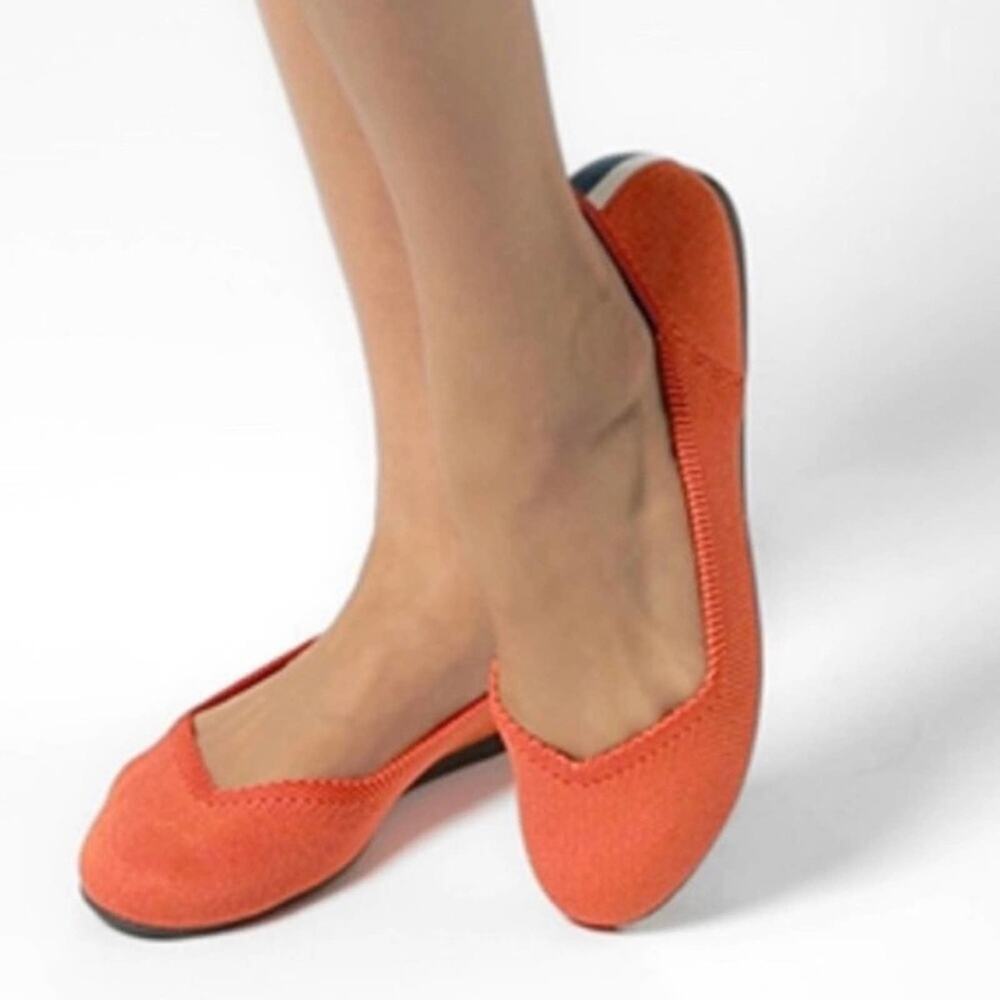 Rothys retired persimmon round toe size 6 woman’s flat shoes